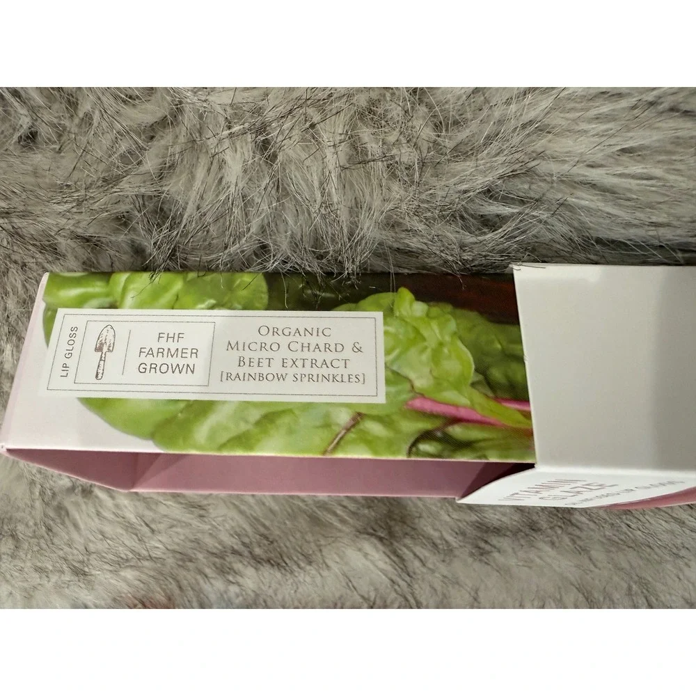 Farmhouse Fresh Vitamin Glaze Oil Infused Lip Gloss Violet Orchid NIB Sealed